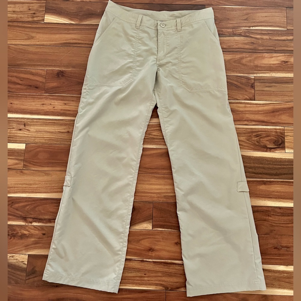 Patagonia Size 8 Quandary Pants Tan Neutral Athleisure Hiking Outdoor Fisherman - Picture 3 of 11